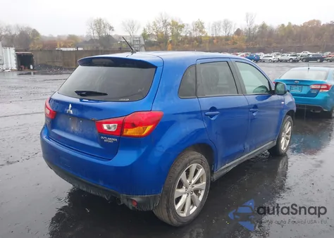 2015 Mitsubishi Outlander Sport Es from USA, damaged, VIN 4A4AR3AU9FE040787